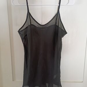 Apt. 9 Black Sheer Top